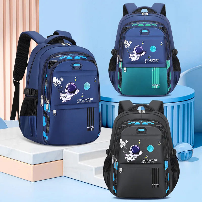 Waterproof Lightweight Backpack for Kids - Boys and Girls Schoolbag for Elementary and Middle School