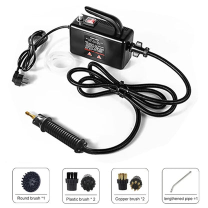 High-Temperature Steam Cleaner for Home Appliances – Sterilization, Kitchen Hood & Car Cleaner, US/EU Plug
