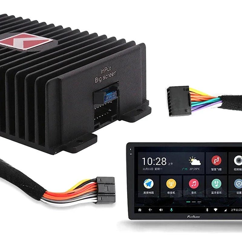 Car DSP Amplifier Hi-Fi Audio Booster - 4*80W Digital Sound Processor for Android, Speaker, Subwoofer & Car Radio Stereo