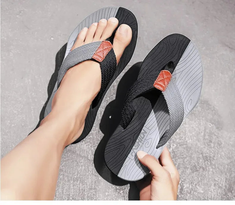 Men’s Summer Flip Flops – Comfortable Non-Slip Casual Slides & Beach Sandals