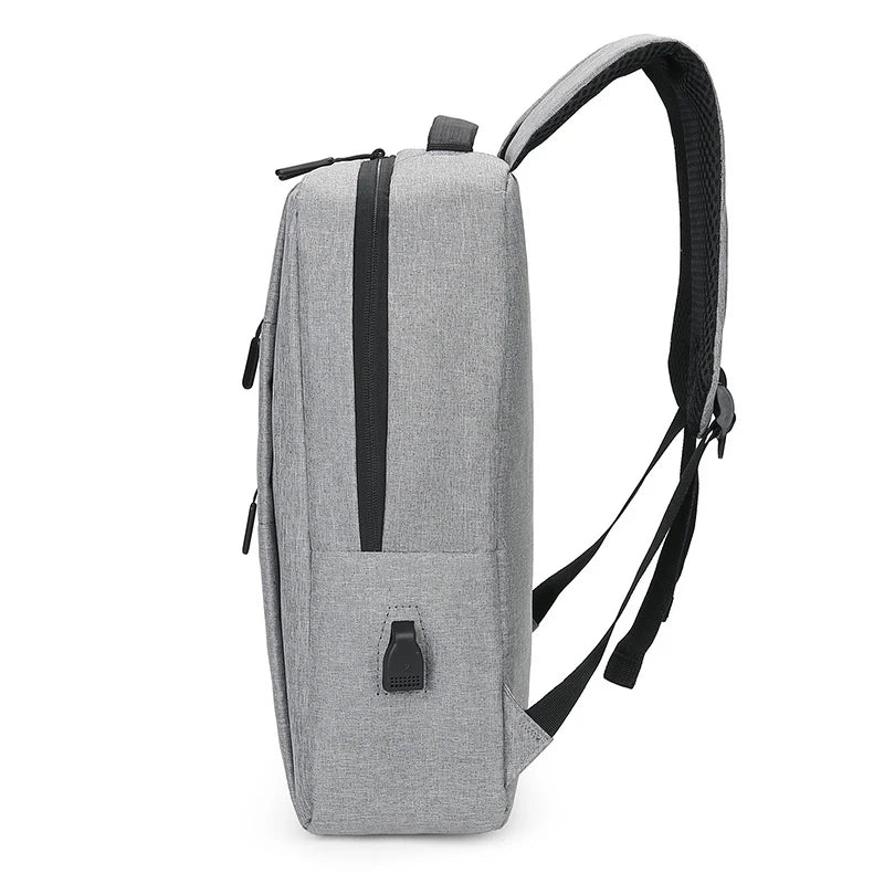 Multi-Layer Zipper Laptop Backpack 13–15 Inch – Business Travel Computer Bag for Men & Women