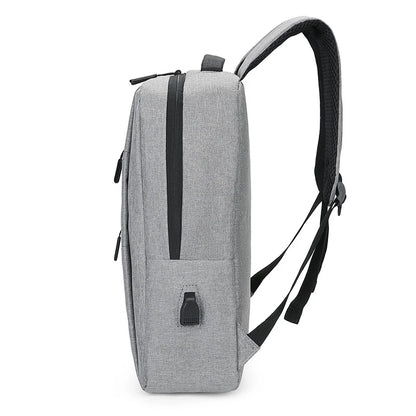 Multi-Layer Zipper Laptop Backpack 13–15 Inch – Business Travel Computer Bag for Men & Women