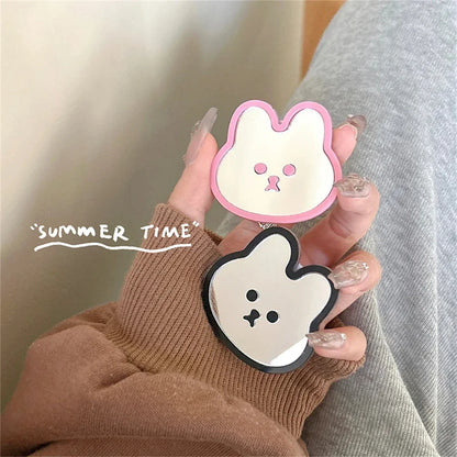 INS Cute Rabbit Phone Griptok – Foldable Ring Holder Stand, Korean Style Phone Accessory Gift for iPhone