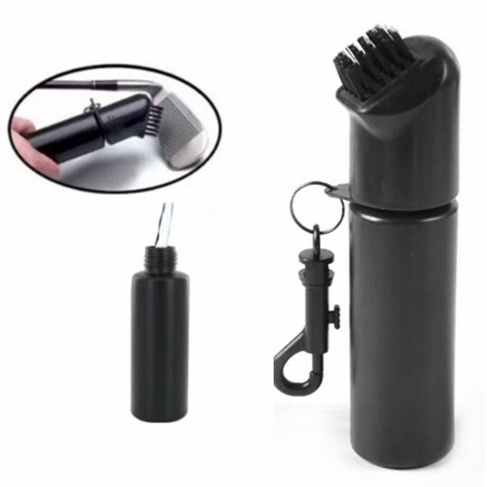 Golf Club Cleaning Brush – Wet Scrub Brush for Irons & Balls, Golf Cleaner with Water Bottle
