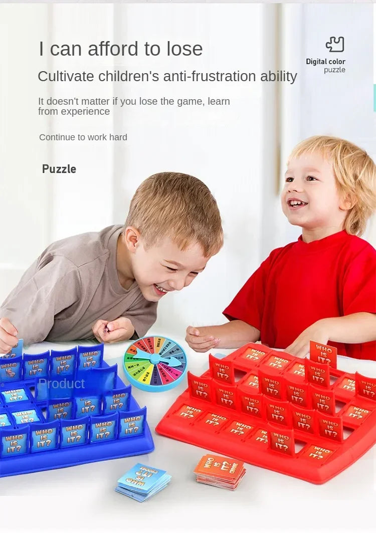 Guess Who I Am Board Game – Parent-Child Interactive Logical Reasoning Toy, Children’s Puzzle & Character Guessing Game