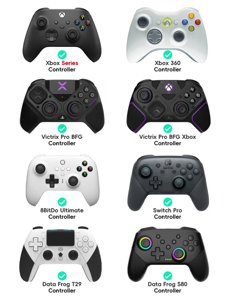 DATA FROG FPS Freek Galaxy – High-Rise Analog Stick for Switch PRO, Xbox One & Xbox 360 Controller Performance Game Stick