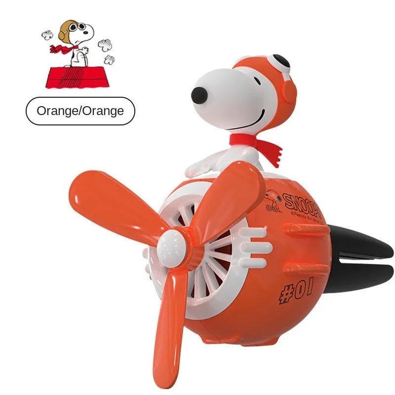 Cute Snoopy Car Air Freshener – Anime Aromatherapy Perfume Clip for Car Vent Decoration