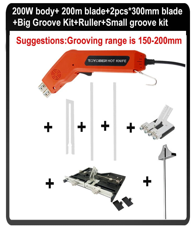 Electric Foam Cutter Hot Knife – Polystyrene, Styrofoam, Fabric, and Rope Cutting Tool for DIY Projects