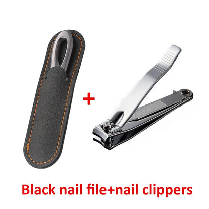 Stainless Steel Diamond Grit Nail File – Durable Hypoallergenic Nail Care Tool for Fingernails & Toenails, Ideal for Hard & Thick Nails