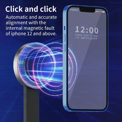 Bluetooth Selfie Stick with Magnetic Mobile Phone Stand - Handheld Camera Stabilizer with Integrated Desktop Triangle Stand for TikTok Live