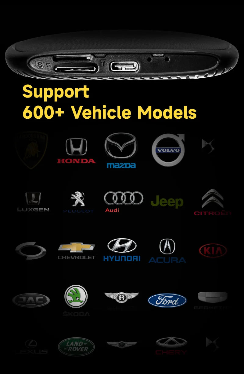 CarPlay AI Box 8+128G Android 13 – Wireless CarPlay & Android Auto, 8-Core CPU, 4G LTE for VW, Audi, Kia, Fiat