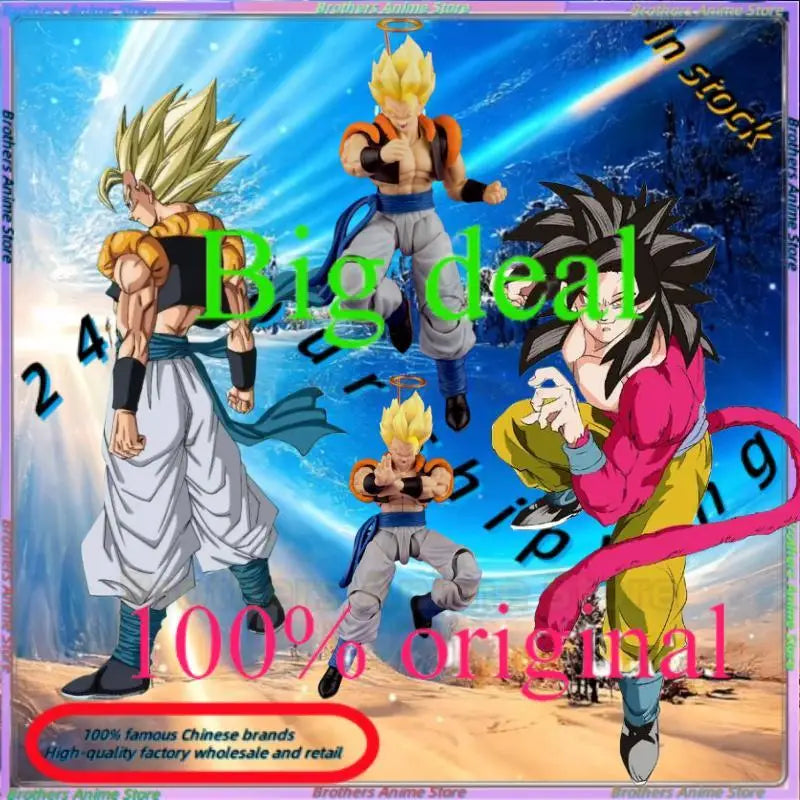 Demoniacal Fit Gogeta Action Figure - Dragon Ball Z SHF Super Saiyan Collectible Model Toy Gift