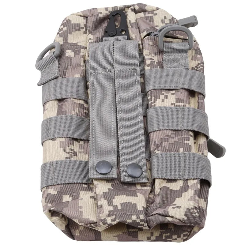 Tactical Multifunction Waist Bag – Molle Travel Pouch, EDC Phone Holder, Fanny Pack for Camping, Hiking & Hunting
