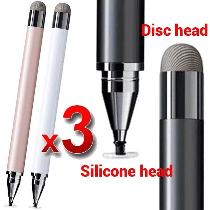 3/1Pcs Smart 2-in-1 Universal Capacitive Stylus Pen for Tablet & Phone - Compatible with iPhone & Android Touchscreens