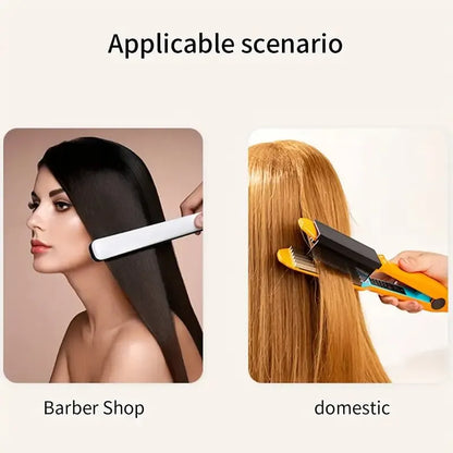 Carbon Fiber Hairdressing Comb: Electric Splint for Smooth Straightened Hair - Self-Adhesive Design for Easy Styling - Hairdressing Accessories