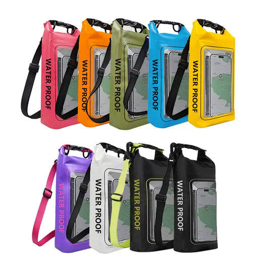 2L Touch Screen Waterproof Dry Bag: for Trekking, Drifting, Rafting, Surfing, Kayaking - Outdoor Sports Camping Equipment XA394Q