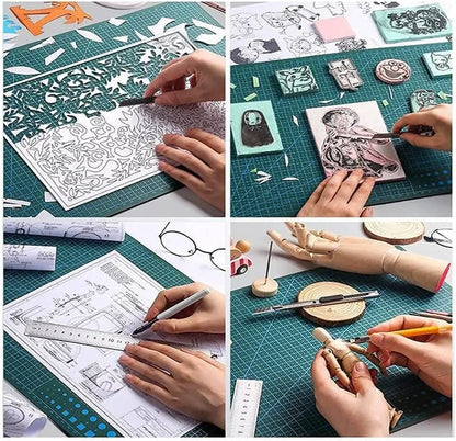 Durable A3/A4/A5 Multifunctional Cutting Mat – DIY Craft, Art Engraving, Paper Carving Pad with High Elasticity and Toughness