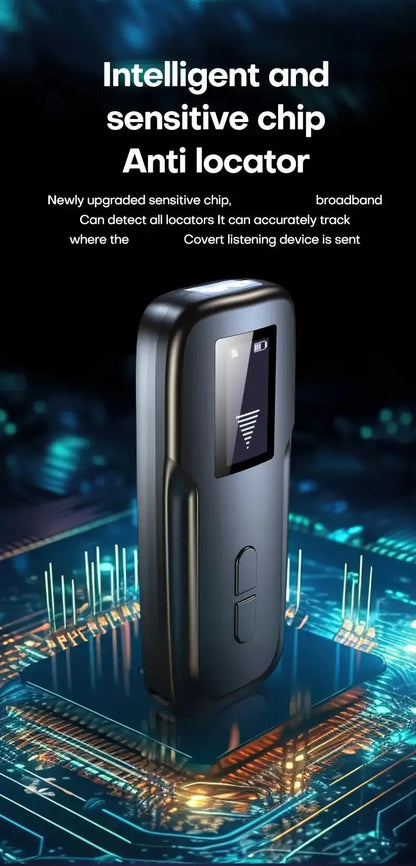Hidden Camera & Spy Detector – RF/Bug Signal, IR Mode & Magnetic Field Scanning Device