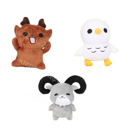 2026 New 99 Nights in the Forest Plush – Brown Elk, White Owl Stuffed Dolls & Pillows for Kids’ Gifts
