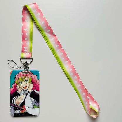 Cartoon Anime Lanyard – Key, Card & Badge Holder Neck Strap, DIY Keychain Hang Rope