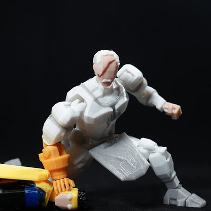 3D Printed Invincible Anime Action Figures – Multi-Jointed Superhero Model Toys & Gifts