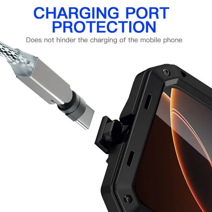 Heavy Tank Doom Hard Metal Phone Case – Shockproof Armor Cover with Gorilla Glass for iPhone 16/15/14/13/12/11 Pro Max/XR/XS/8/7 Plus