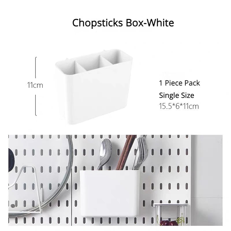 DIY Pegboard Hanging Shelf & Hooks – Wall Organizer for Garage, Kitchen & Room, No-Drill Storage Solution