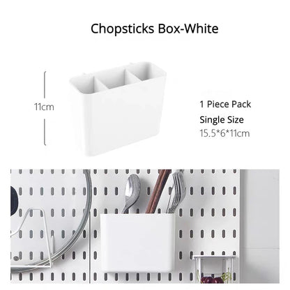 DIY Pegboard Hanging Shelf & Hooks – Wall Organizer for Garage, Kitchen & Room, No-Drill Storage Solution