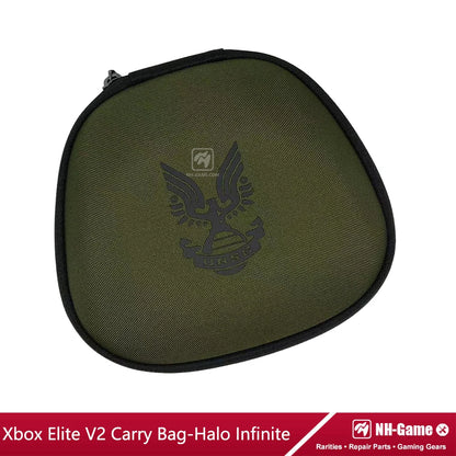 Xbox Elite Series 2 Replacement Housing Shell Kit: Front Case, Back Cover, Button Grips, LB RB Bumper - Complete with Carry Bag for Gamepad Enhancement!