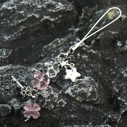 Lucky Leaf Phone Charm Pendant - Cute Key Chain Strap for Phone Case Samsung Bag Books Camera Accessories