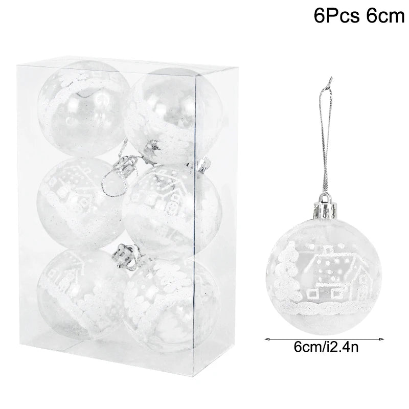 Christmas Ball Ornaments – Hanging Tree Pendants for Xmas, Home Decor, 2026 New Year & Holiday Gifts
