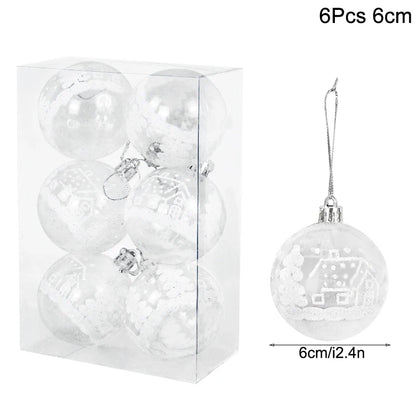 Christmas Ball Ornaments – Hanging Tree Pendants for Xmas, Home Decor, 2026 New Year & Holiday Gifts