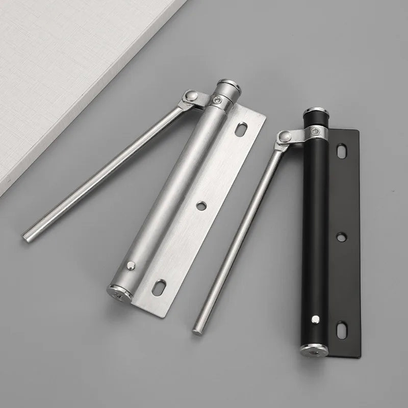 Lightweight Stainless Steel Automatic Door Closer – Quiet Residential Use with Screw Accessories