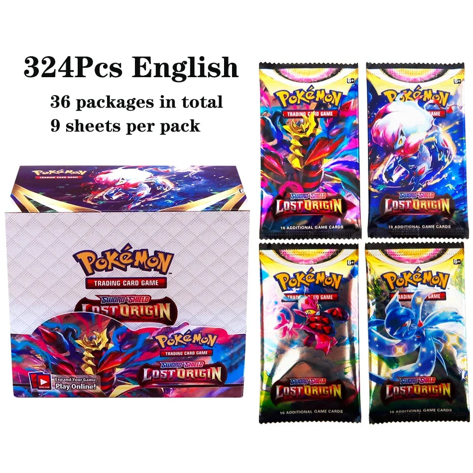 324pcs Pokemon TCG Booster Box - Sword & Shield Fusion Strike Trading Card Packs Display Set with 36 Booster Packs