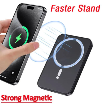 MagSafe Car Air Vent Phone Holder - Magnetic Wireless Charger Mount for iPhone 17 16 15 14 13 12 Pro Max Fast Charging