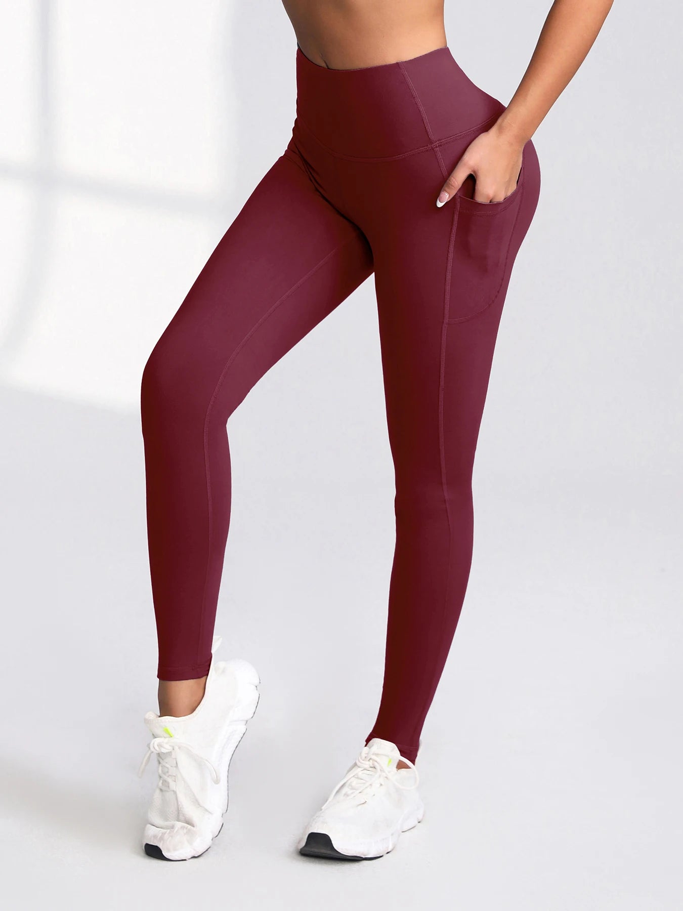 CHRLEISURE 2.0 Gym Leggings for Women – High-Waisted Fitness Activewear with Pockets for Running & Outdoors