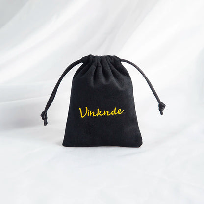 100-Pack Velvet Drawstring Jewelry Pouches - Personalized Logo Gift Bags for Wedding Favors, Candy & Makeup Packaging