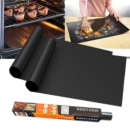 Multifunctional Grill Mat - Reusable High-Temperature Resistant Baking & Microwave Oven Liner for Easy Cooking