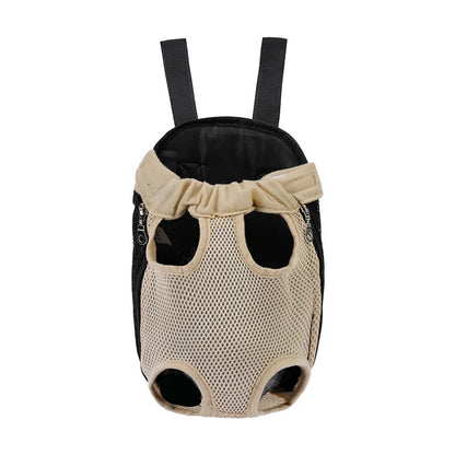 Pet Dog & Cat Carrier Backpack – Camouflage Mesh Outdoor Travel Bag with Breathable Shoulder Straps for Small Pets