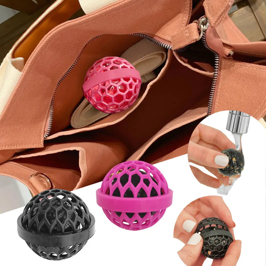 Backpack Purse Sticky Ball - Effective Cleaner for Bags, Dust, Dirt, Crumbs, and Debris - Hair Removal Catcher and Handbag Accessories - Keep Your Bags Clean