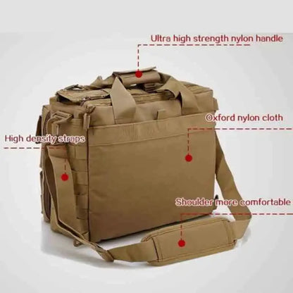 New Tactical Molle Backpack – Nylon Messenger Shoulder Bag, Laptop Briefcase, Outdoor