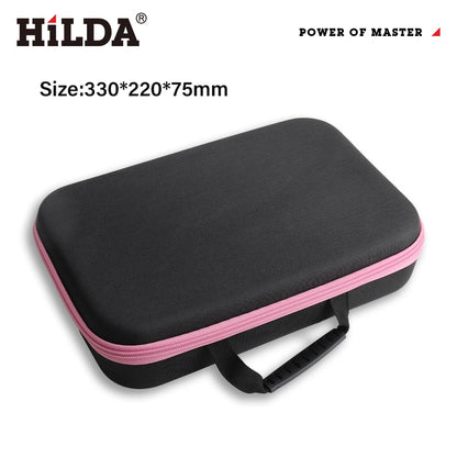 HILDA Large Capacity Waterproof Tools Bag – Electrician Hardware Organizer, 3 Sizes with Red Edges
