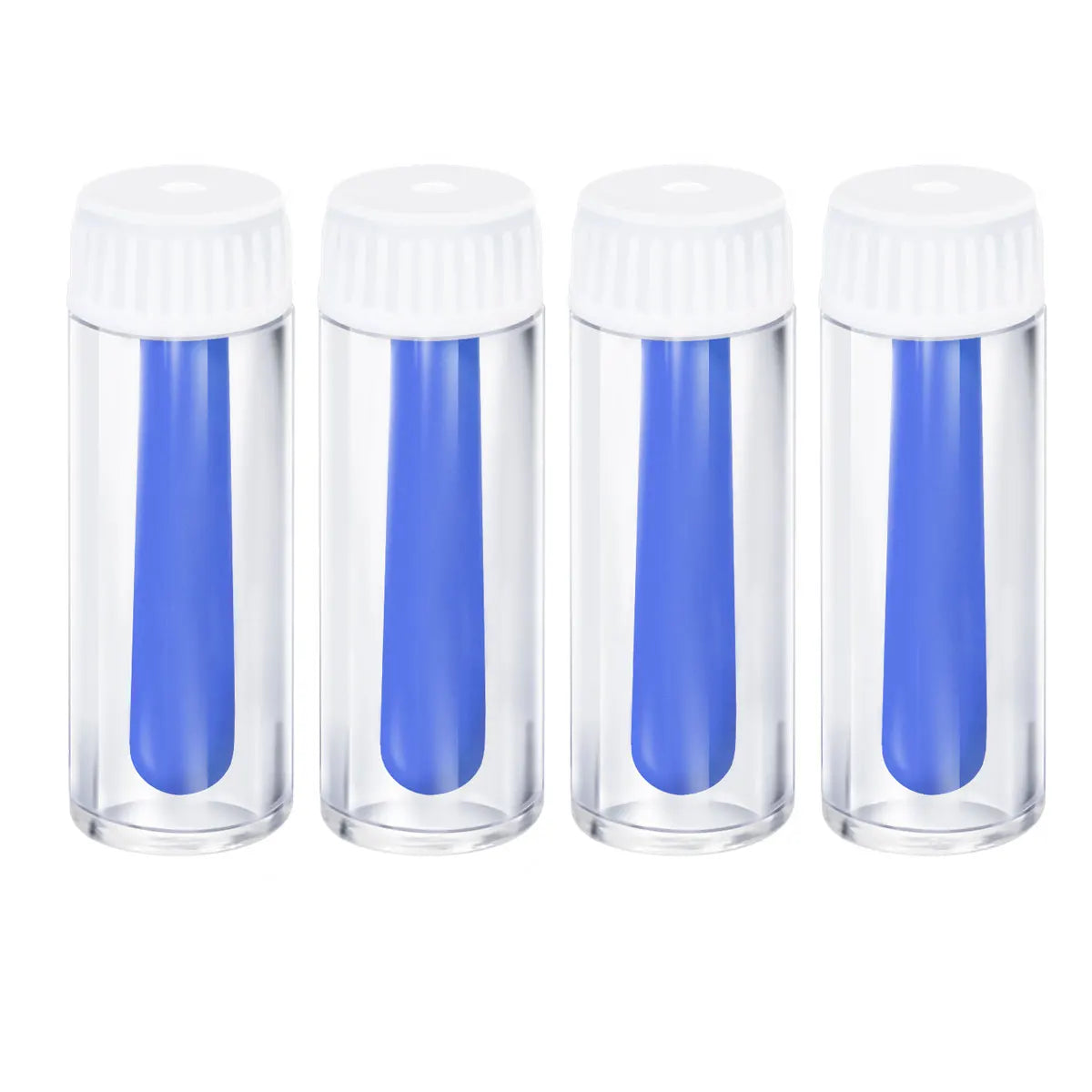 4pcs Contact Lens Suction Stick Set – Inserter & Remover Plunger Tweezers Eye Care Tool Kit for Lens Handling