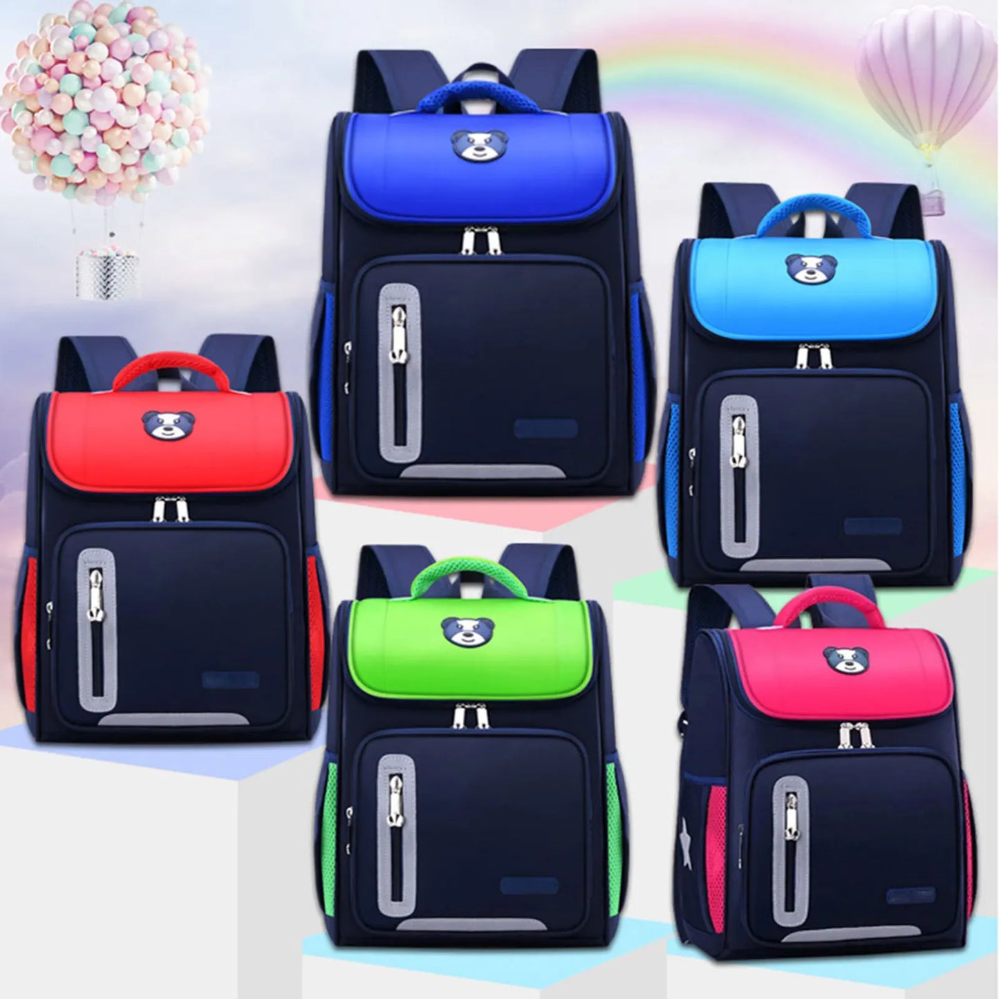 2024 Kids School Backpack | Reflective, Stylish & Versatile Bookbag for Children