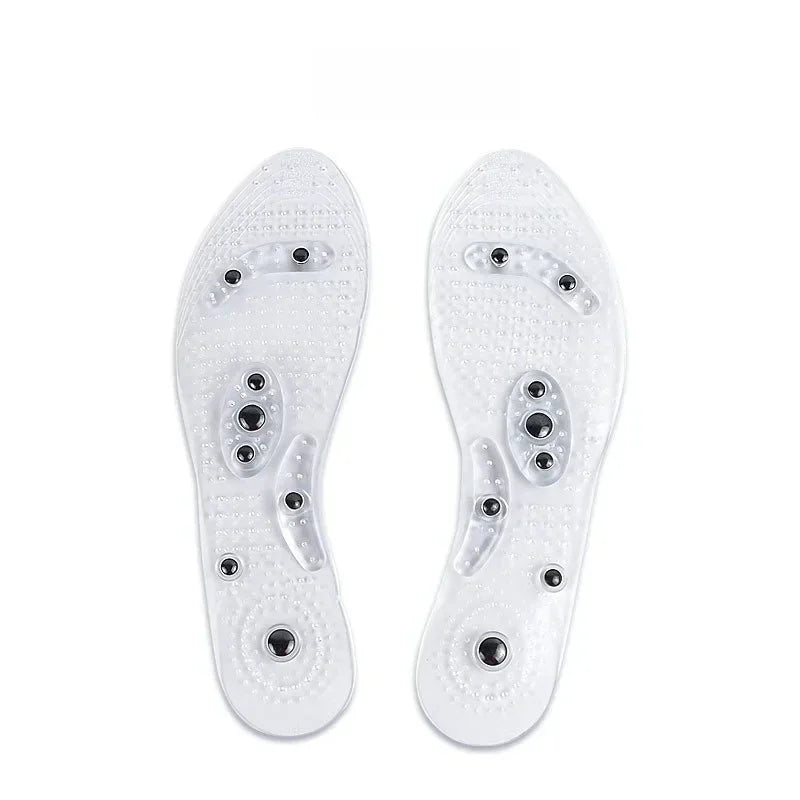 Magnetic Acupressure Foot Massage Insoles – Silicone Pain Relief & Therapy Inserts