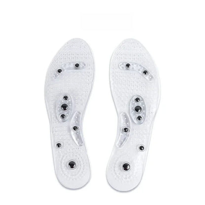 Magnetic Acupressure Foot Massage Insoles – Silicone Pain Relief & Therapy Inserts