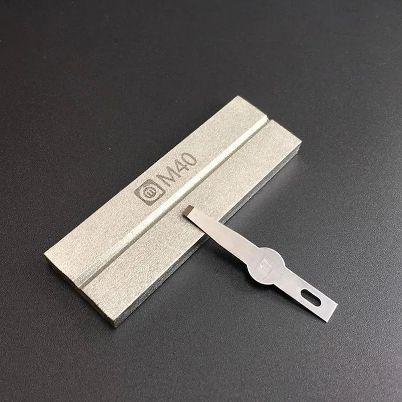 Multi-Function Grindstone Tweezers Corrector - Precision Repair Tool for Tweezers, Soldering Iron Tips and Knife Pointed Heads