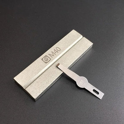 Multi-Function Grindstone Tweezers Corrector - Precision Repair Tool for Tweezers, Soldering Iron Tips and Knife Pointed Heads