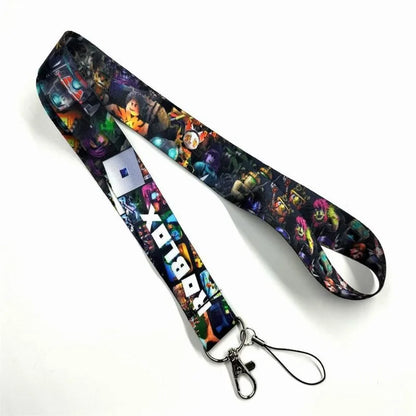 Roblox Mobile Phone Lanyard – Card Holder Key Accessory, Student Bus Card Anti-Loss Hard Shell Case, Decorative Item