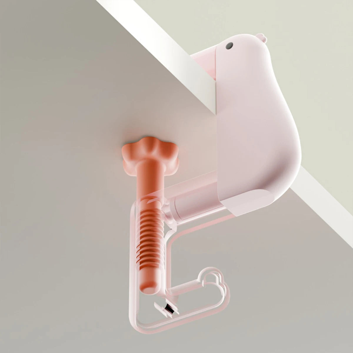 Thinking Duck Portable Hook — Non-Punching Hanging Decor for Table, Wall, Wallet & Handbag, Student & Office Supplies